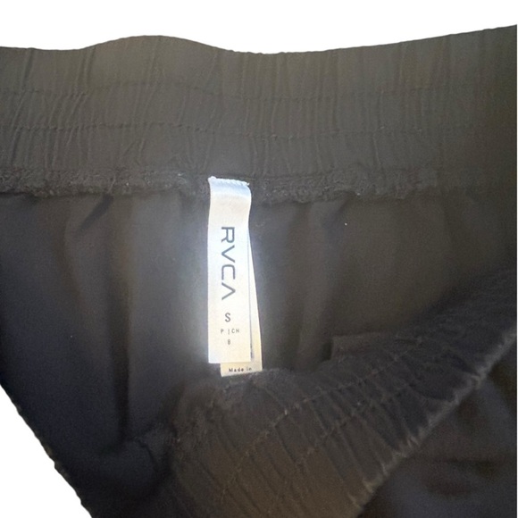 RVCA Casual Laid Back Black Pants with Pockets Small - Picture 2 of 5